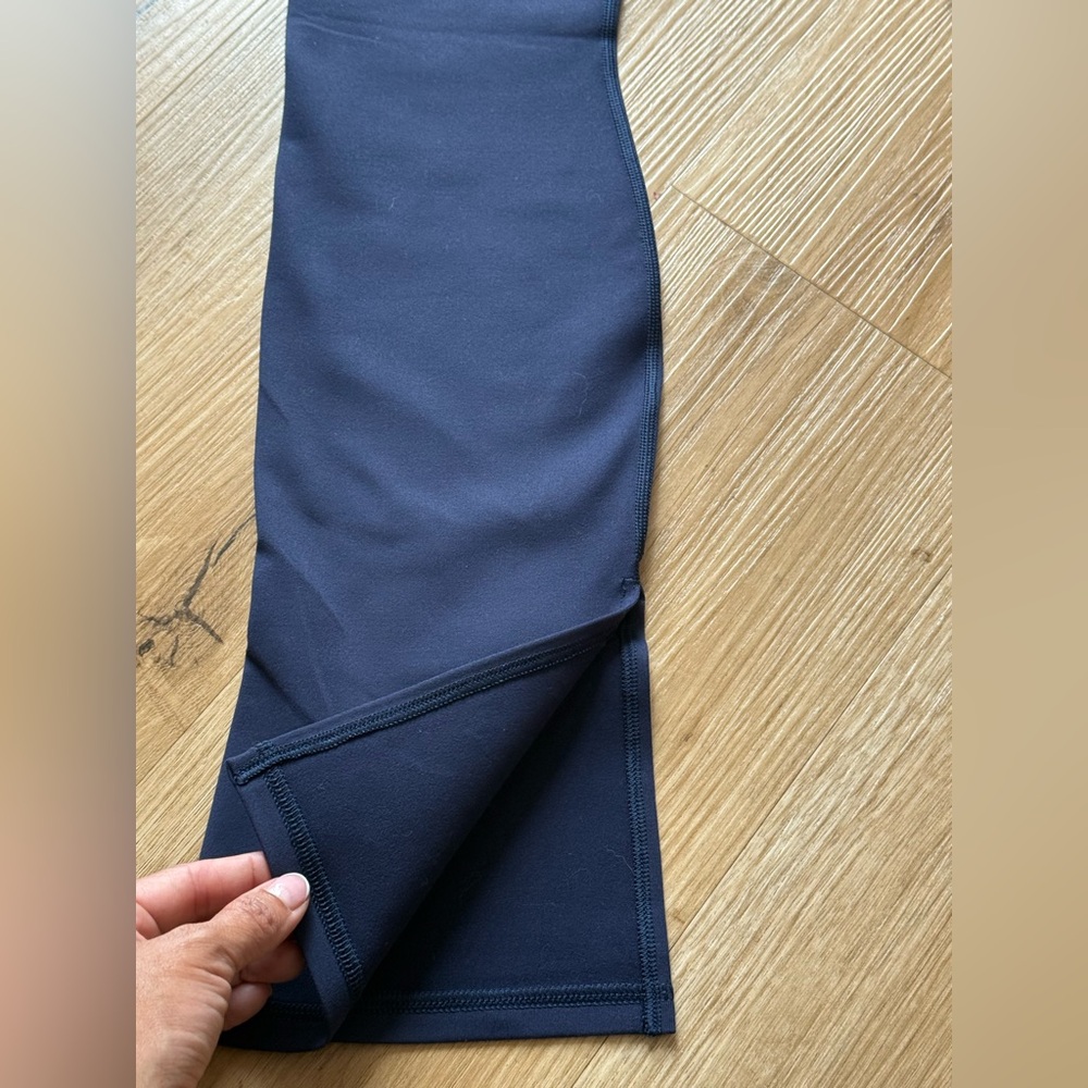 Fabletics Navy Flared High-Waist Leggings- Small - Picture 3 of 5
